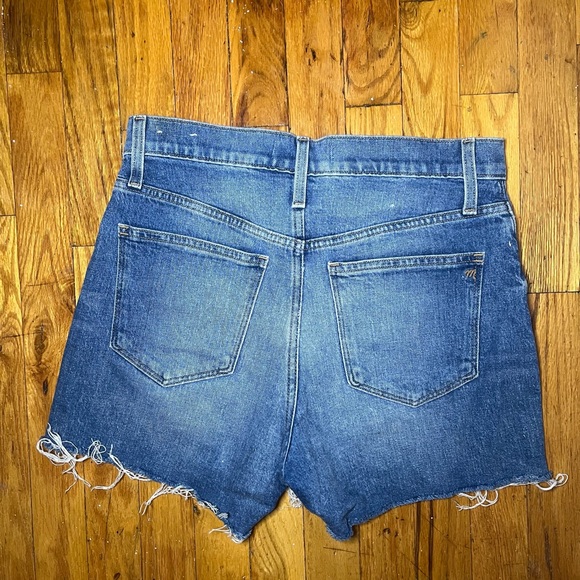 Madewell High Rise Button Fly Shorts - Picture 4 of 5